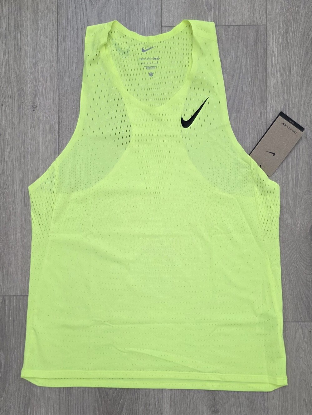 Nike AeroSwiftDri-FIT ADV Running Racing Singlet FN4231-702 Mens M NWT MSRP $95